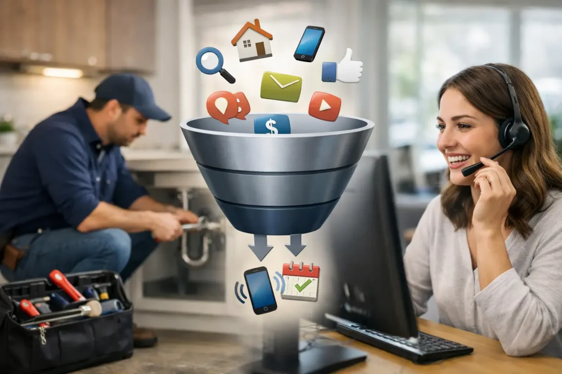 Home Service Marketing Funnel That Books Calls