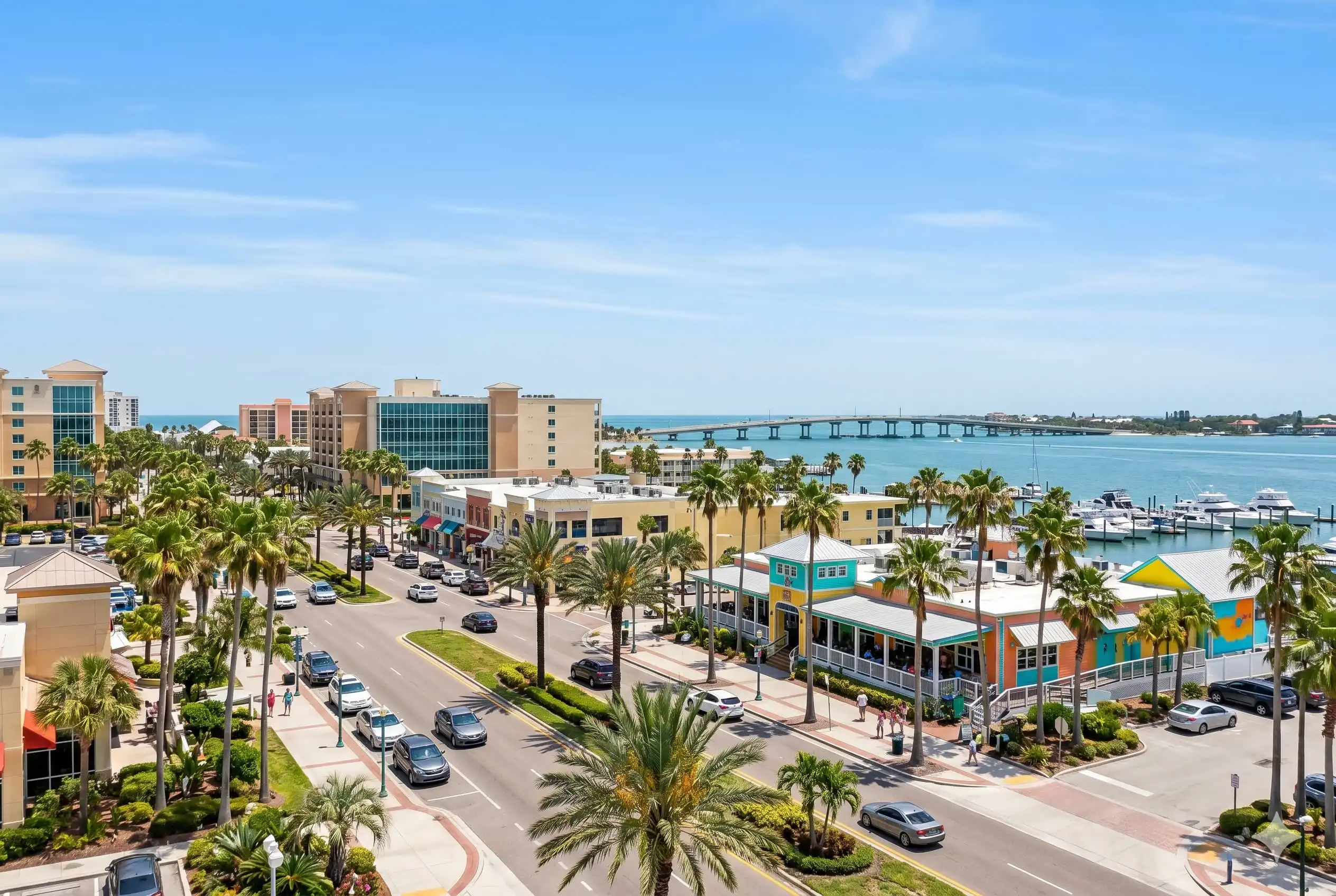 Web design services in Clearwater, Florida business district