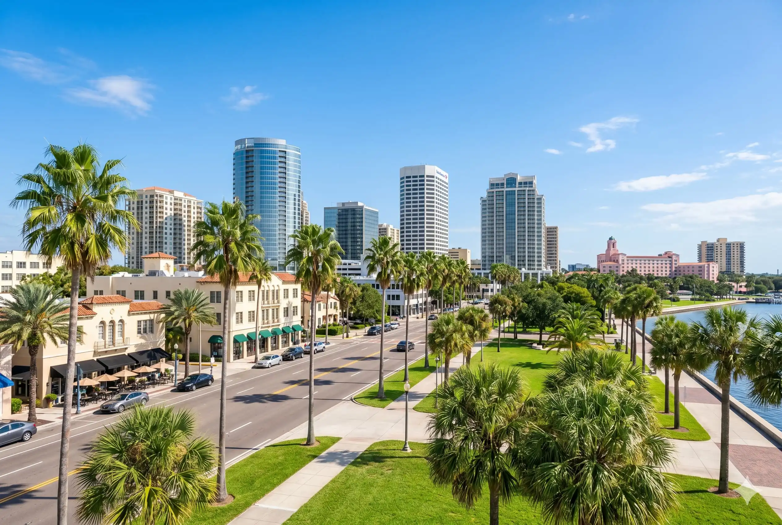 Web design services in St. Petersburg, Florida business district